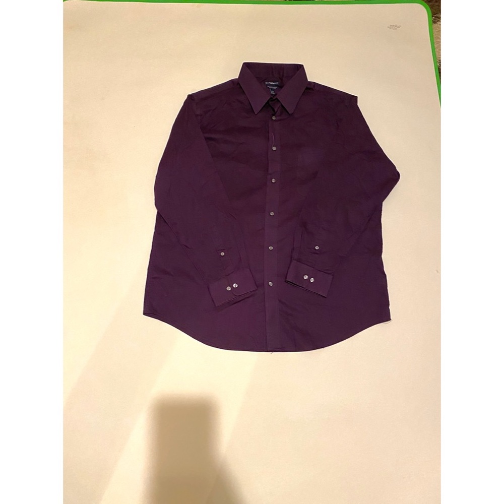 Croft&Barrow men’s shirt size 17 1/2 Purple